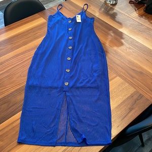 Express shear midi dress